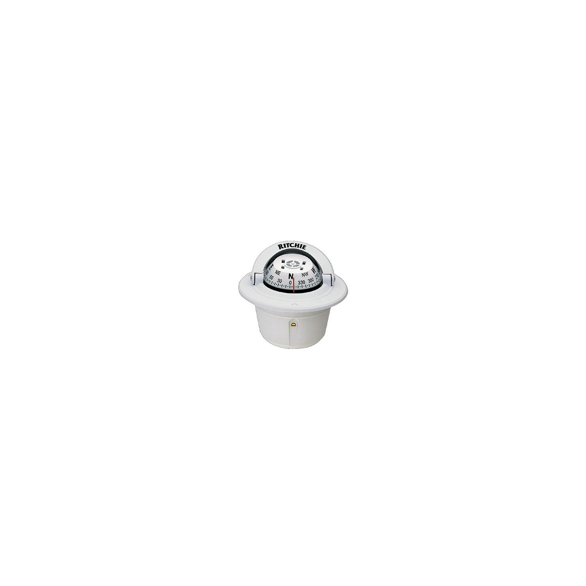 Ritchie F-50W Explorer Compass - Flush Mount - White [F-50W] - official Ritchie Navigation product image 4