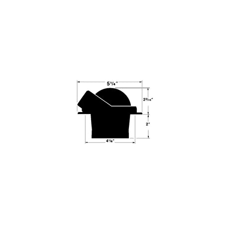 Ritchie Navigation Voyager Compass-Flush Mount, Flat Dial, Black - F-82