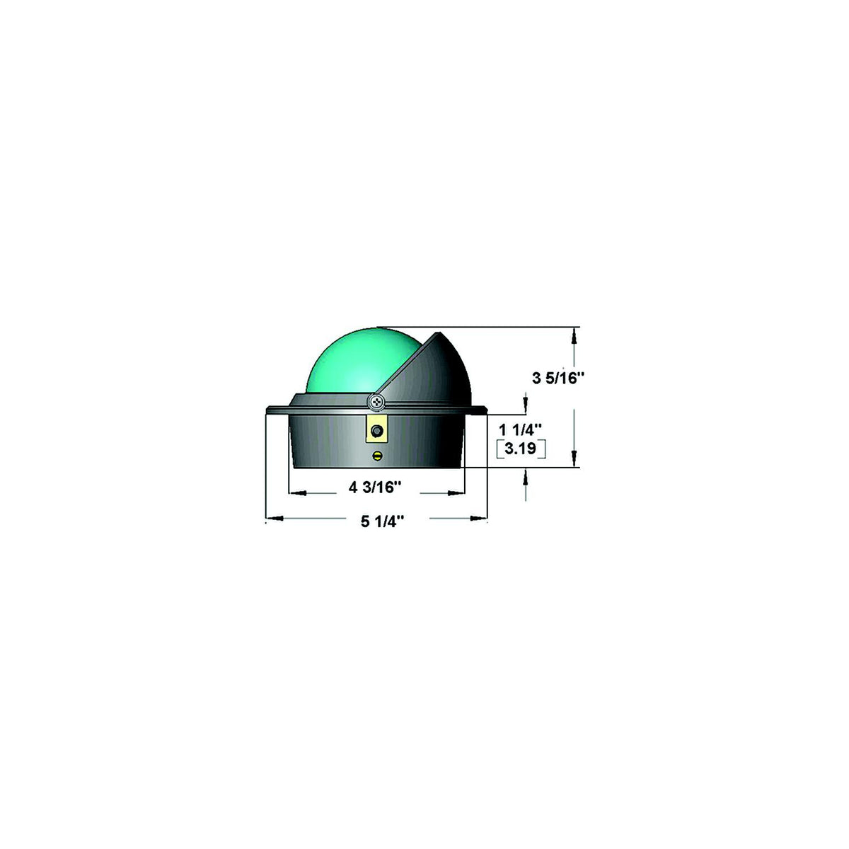 Ritchie F-83W Voyager Compass - Flush Mount - White [F-83W] - official Ritchie Navigation product image 4