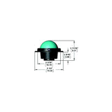 Ritchie RU-90 Voyager Compass - Flush Mount - Black [RU-90] - official Ritchie Navigation product image 4