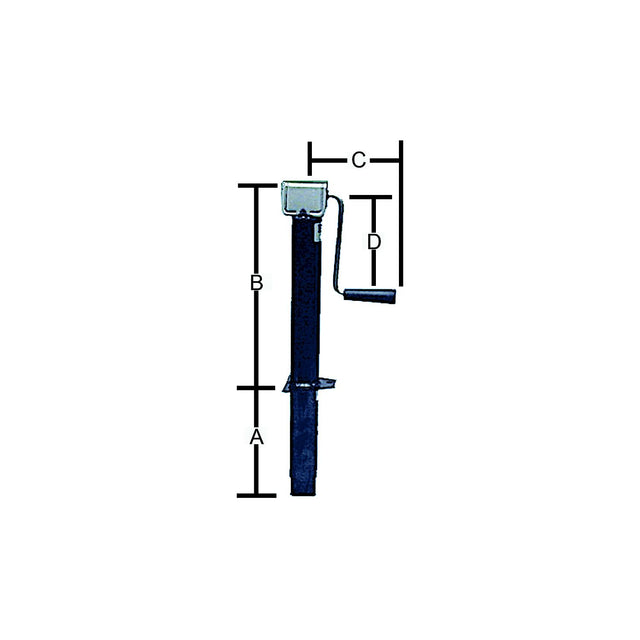 Bal Products 29025B Side Wind A-Frame 2,000 lb Capacity Tongue Jack for RV Trailers - image 1