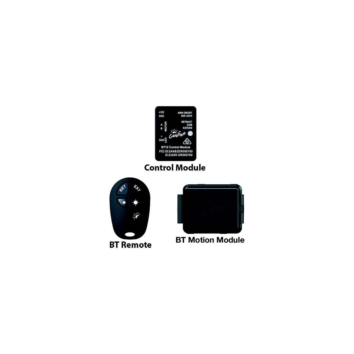 Powerwinch Carefree 901605 Carefree Connects Wireless Awning Control System, Control Module, BT Motion Sensor, BT Remote - 901605