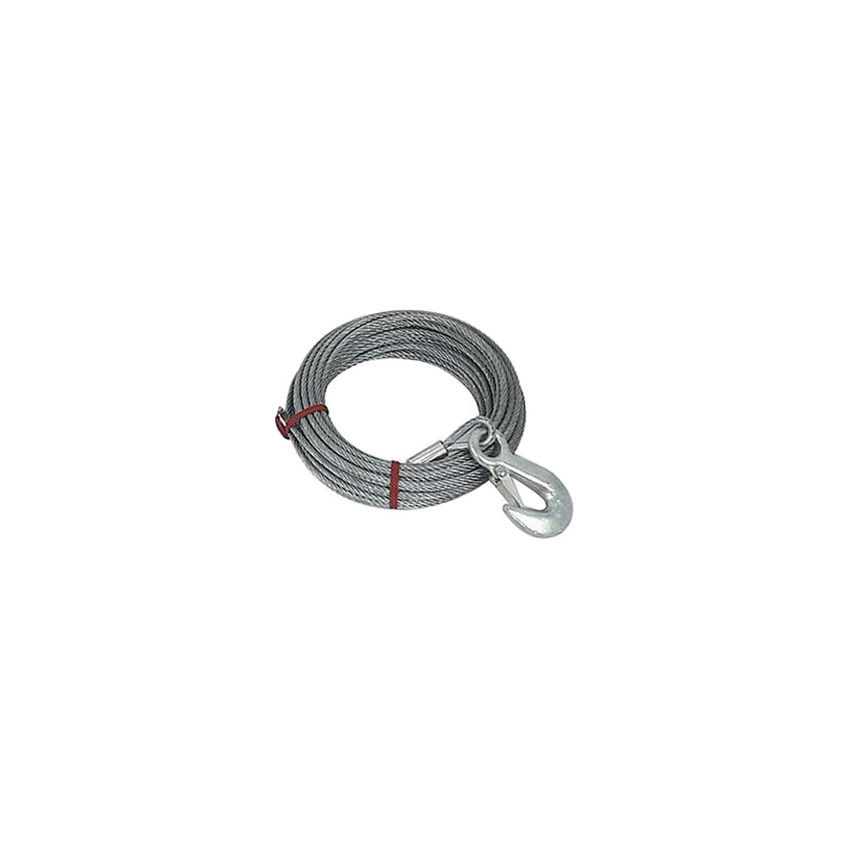 Powerwinch P7185400AJ Cable With Hook, 7/32" x 50' - P7185400AJ