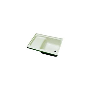Specialty Recreation Right Drain Step Tub, 24" x 36", Parchment - ST2436PR - image 1