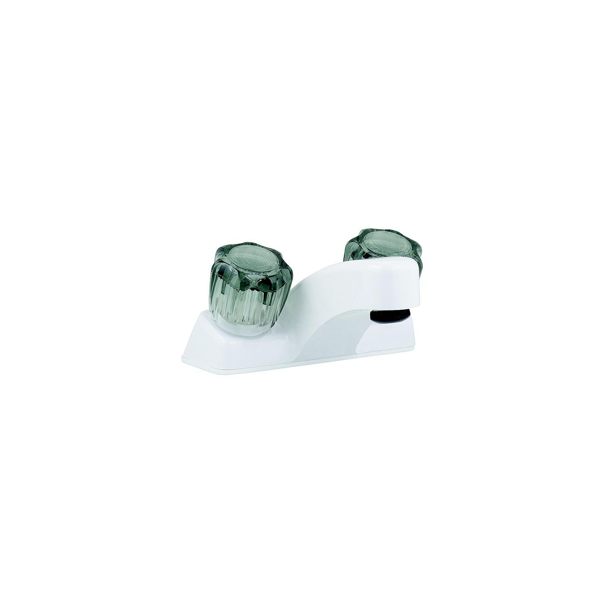 Bristol Products Utopia Lavatory 4" Faucet, White w/Smoked Handles - 20377RW21