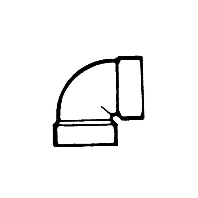 Bristol Products 1/4 BEND VENT 1 1/2IN ABS BELL RV RVX - 632201 - image 1