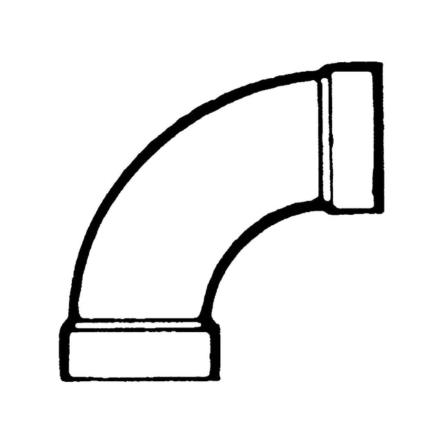 Bristol Products 1/4 LONG BEND 1 1/2IN ABS BELL RV RVX - 632276 - image 1