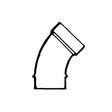 Bristol Products 45 ST ELBOW 3IN ABS BELL RV RVX - 632403 - image 1