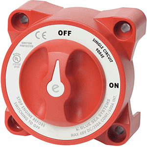 Blue Sea Systems Blue Sea 9004e e-Series Battery Switch Single Circuit ON/OFF w/Alternator Field Disconnect
