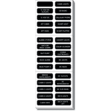 Blue Sea Systems Blue Sea 8039 DC Panel Extended 120 Label Set