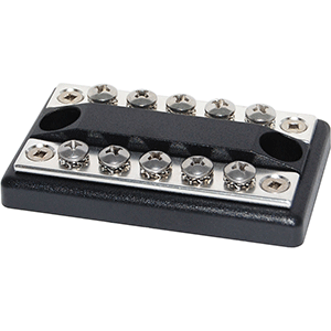 Blue Sea Systems Blue Sea 2701 DualBus 100 Ampere Common BusBars 5 x 8-32 Screw Terminal
