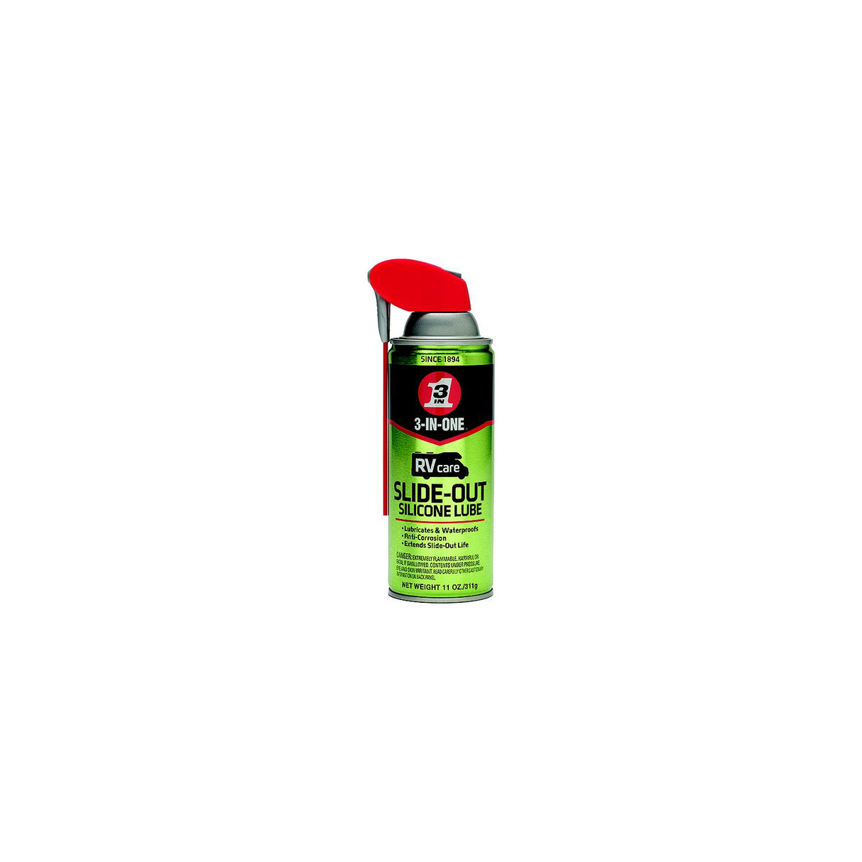 WD-40 3-In-One® 120084 RV Care Slide-Out Silicone Lube - 120084
