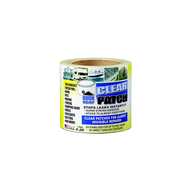 CoFair Products, Inc - Quick Roof™ QRCP420 Clear Patch, 4" x 20" - image 1
