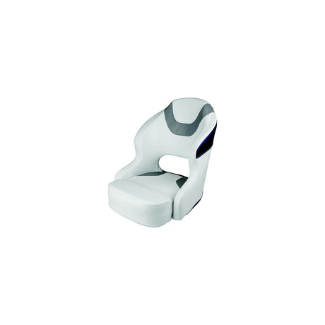 Wise Seating Wise Baja Series Bucket Seat, Brite White / Grey / Round Midnight - 3314-1773