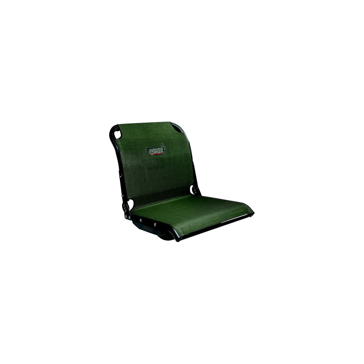 Wise Seating Wise 3374713 Aero X Boat Seat, Green Mesh w/Black Frame, Mid-Back - 3374-713