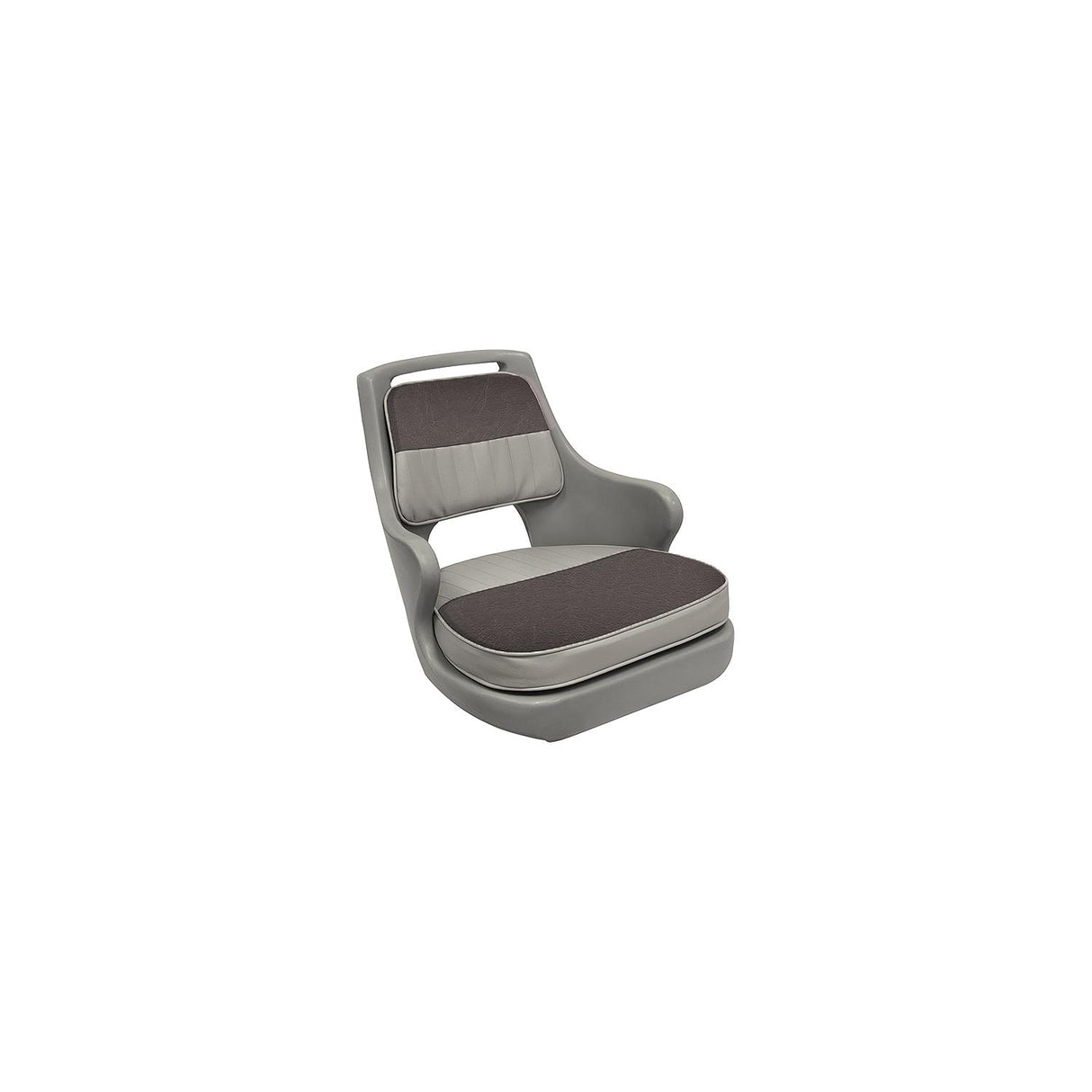Wise Seating Wise 8WD0153664 Freshwater Bucket Seat W/Cushions, Gray/Charcoal - Gray Shell - 8WD015-3-664