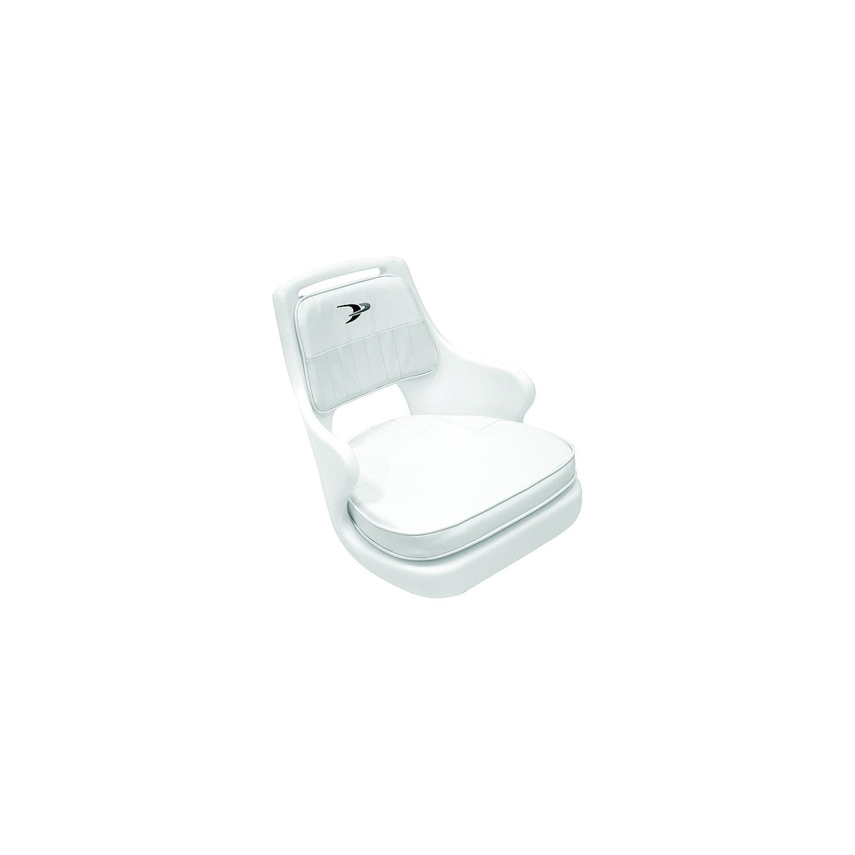 Wise Seating Wise 8WD0153710 Standard Pilot Chair Package With Chair, Cushion Set and Mounting Plate, White - 8WD015-3-710
