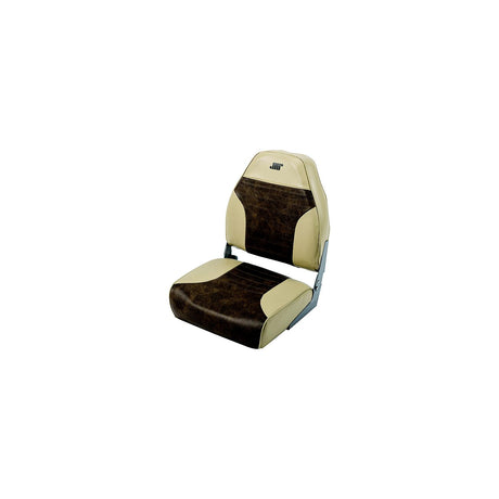 Wise Seating Wise Mid Back Fishing Seat, Sand/Brown - 8WD588PLS-662