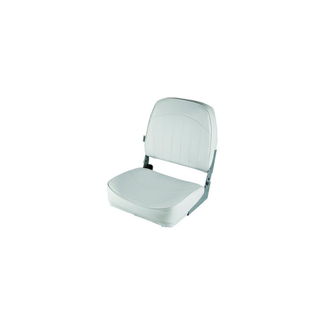 Wise Seating Wise 8WD734PLS710 Economy Fold Down Fishing Seat, White - 8WD734PLS-710