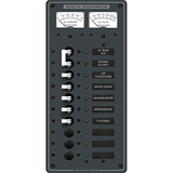 Blue Sea Systems Blue Sea 8074 AC Main +8 Positions Toggle Circuit Breaker Panel - White Switches