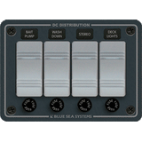 Blue Sea Systems Blue Sea 8262 Waterproof Panel 4 Position - Slate Grey