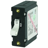 Blue Sea Systems Blue Sea 7230 AC/DC Single Pole Magnetic World Circuit Breaker - 50AMP