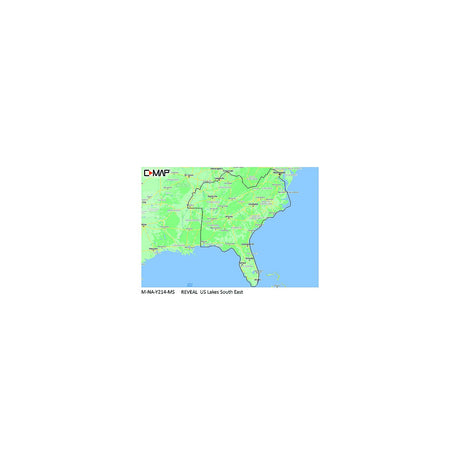 Lowrance C-Map MNAY214MS Reveal Chart, US Lakes South East - M-NA-Y214-MS - official Lowrance product image 3