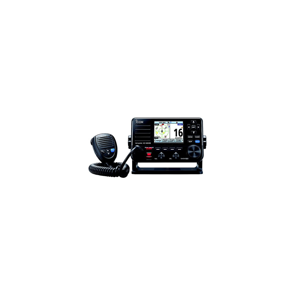 Icom M510PLUSEVO51USA Class-D DSC VHF AIS with Smart Device Control - M510 PLUS EVO 51 USA