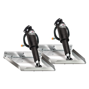 Lenco Marine Edge Mount Trim Tab Kit - 12-volt - Electro-Polished Finish (12" x 9") - 15115-101 - image 1
