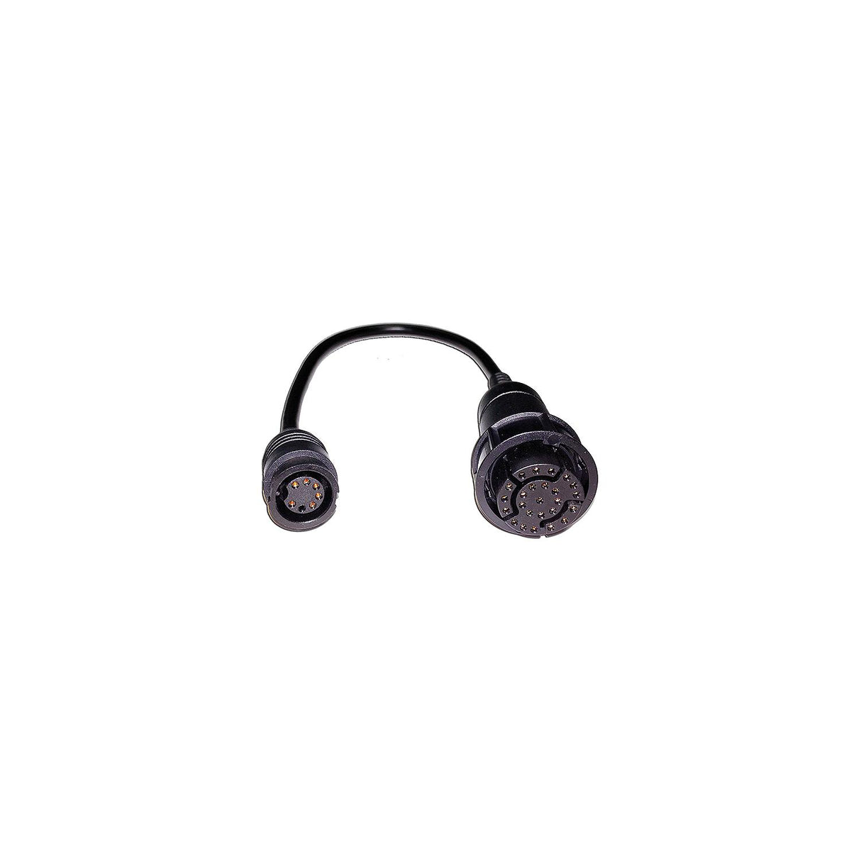 Raymarine Adaptor Cable (9 pin to 7 pin) to attach an existing 7 pin Airmar (direct connect to ax7/eSx7 MFD) transducer to Axiom 7DV - A80484