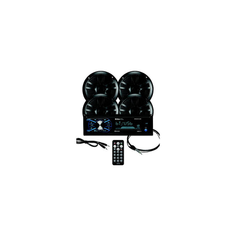 Boss Audio MCBK634B.64 Kit w/MR634UAB, 4 MR6B Speakers, MRANT10 Antenna [MCBK634B.64] - official Boss Audio Systems product image 2