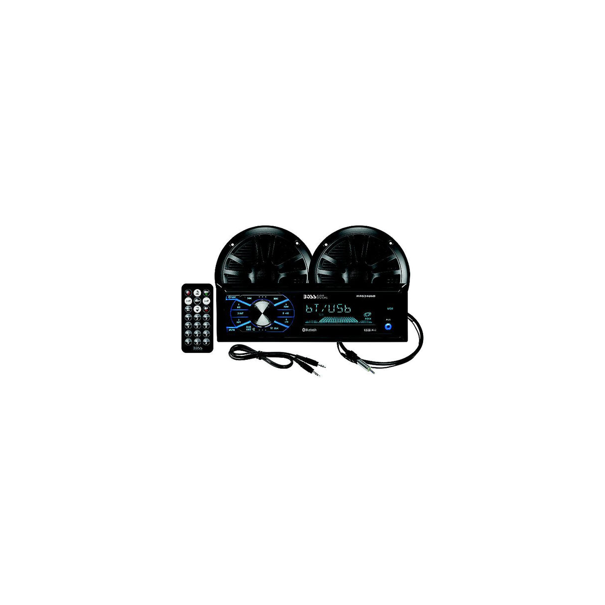 Boss Audio MCBK634B.6 Marine Stereo 6.5" Speaker Kit - Black [MCBK634B.6] - official Boss Audio Systems product image 2