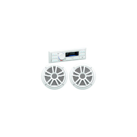 Boss Audio MCK500WB.6 Kit w/MR500UAB, 2 MR6W Speakers, MRANT10 Antenna, White Remote [MCK500WB.6] - official Boss Audio Systems product image 2