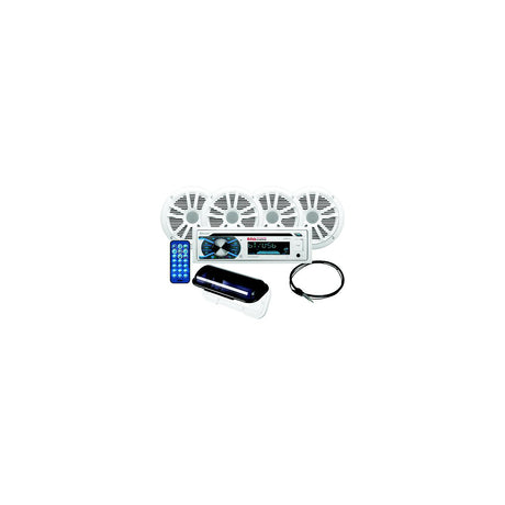 Boss Audio MCK508WB.64S Marine Stereo 2 Pairs of 6.5" Speaker Kit - White [MCK508WB.64S] - official Boss Audio Systems product image 2