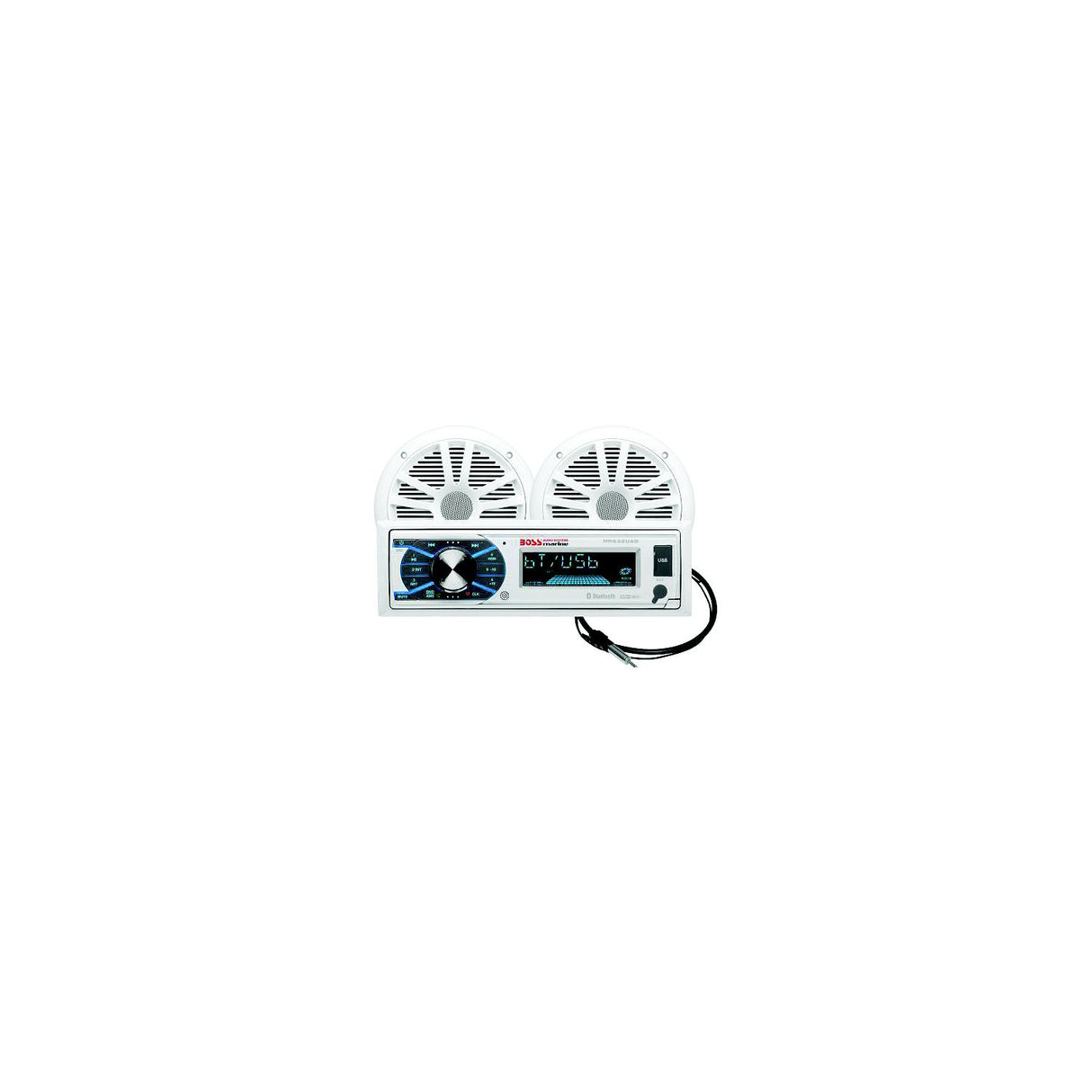 Boss Audio MCK632WB.6 Marine Stereo 6.5" Speaker Kit - White [MCK632WB.6] - official Boss Audio Systems product image 2