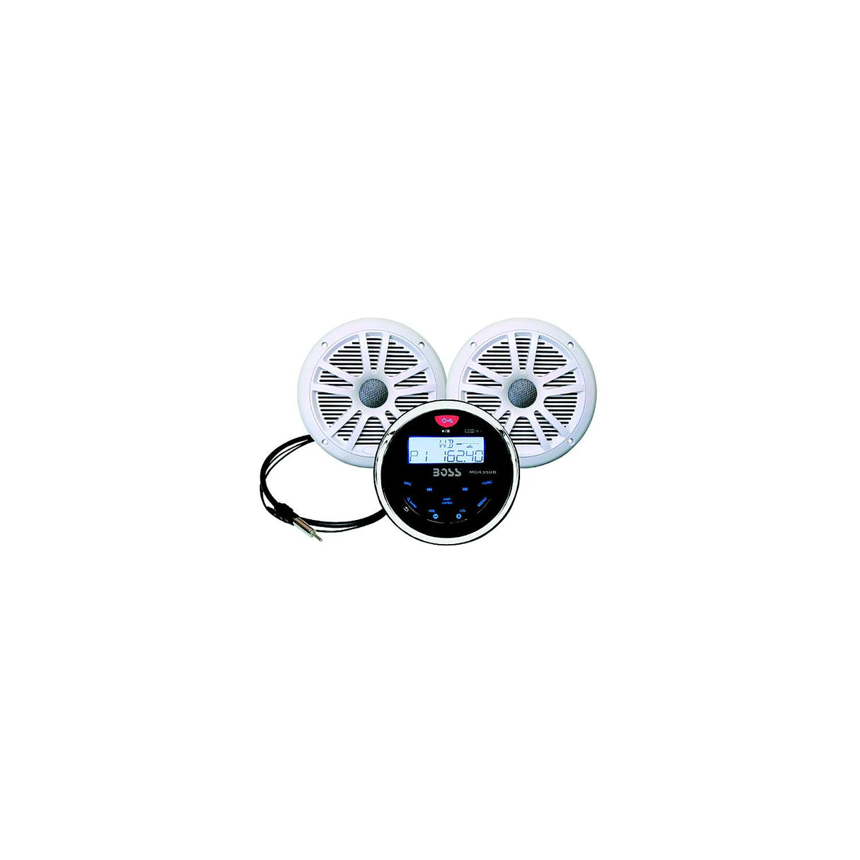 Boss Audio MCKGB350W.6 Marine Stereo 6.5" Speaker Kit - White [MCKGB350W.6] - official Boss Audio Systems product image 2