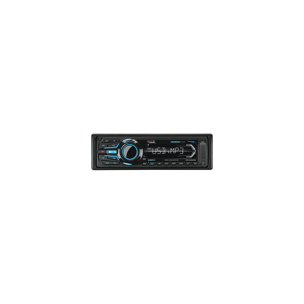 Boss Audio MR1308UABK Bluetooth - Fully Marinized MP3-Compatible Digital Media Receiver w/USB SD Memory Card Ports Aux Input [MR1308UABK] - official Boss Audio Systems product image 5