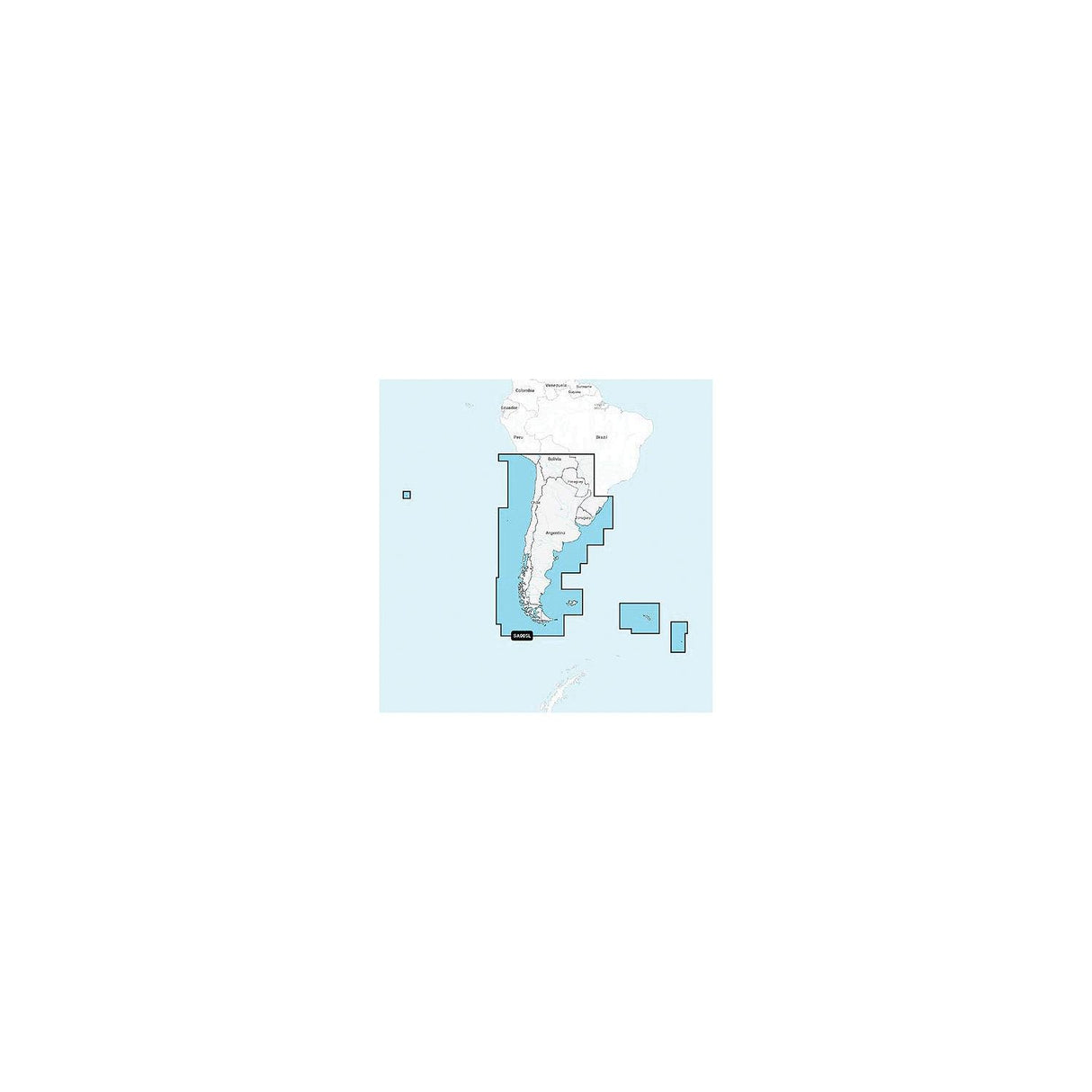 Navionics 010C136530 Navionics+ Cartography, Chile, Argentina & Easter Island - 010-C1365-30
