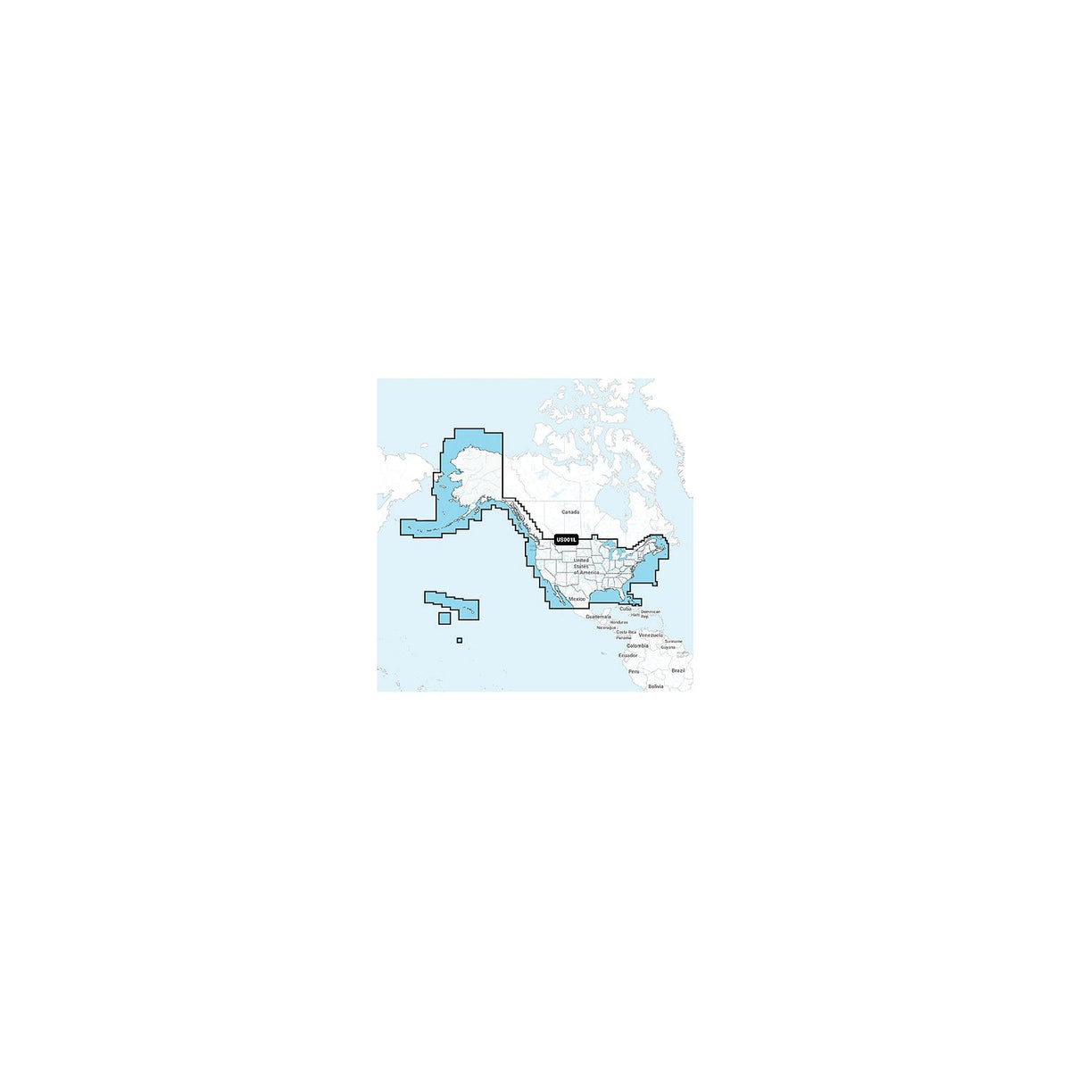 Navionics NAUS001L - U.S. Coastal Canada - Navionics+ [010-C1366-30] - official Navionics product image 2