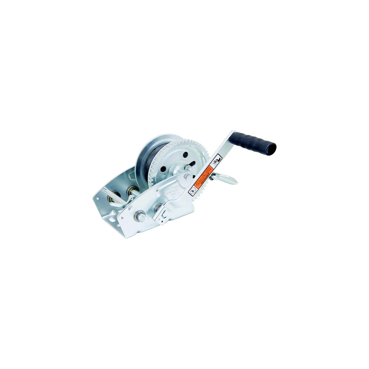 Dutton-Lainson 14724 Pulling Winch, DLC2000, Plated, 2000 lbs. capacity, 20' of 2" - image 2