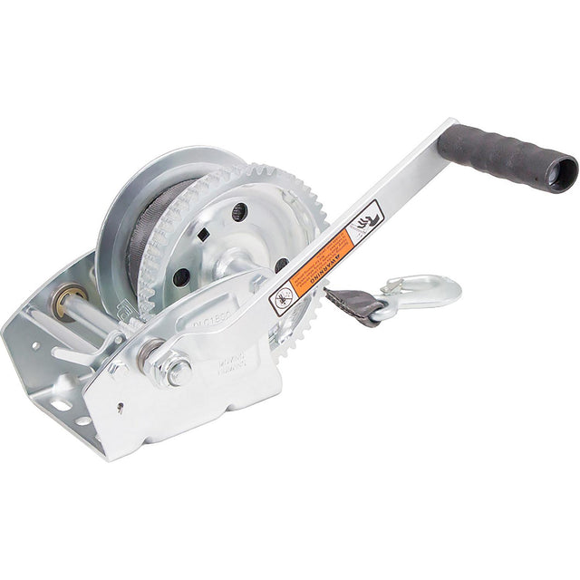 Dutton-Lainson 16624 Pulling Winch, DLC1800, Plated, 1,800 lbs. capacity, 20' of 2" - image 1