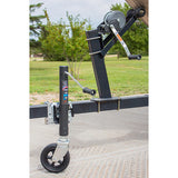 Dutton-Lainson 22210 DLX Marine Jack Swivel, Zinc plated, 12" Travel, 1,500 lbs capacity, 28-1/2" Height, 8" Wheel. - image 4