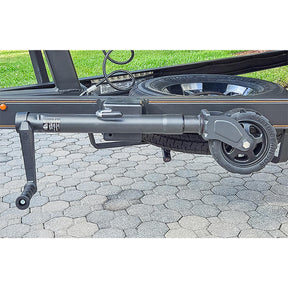 Dutton-Lainson 22335 Swivel DLX-P Marine Jack, 12", 1,500 lbs, 28-1/2" H, 8" dia. (3" wide) - image 1
