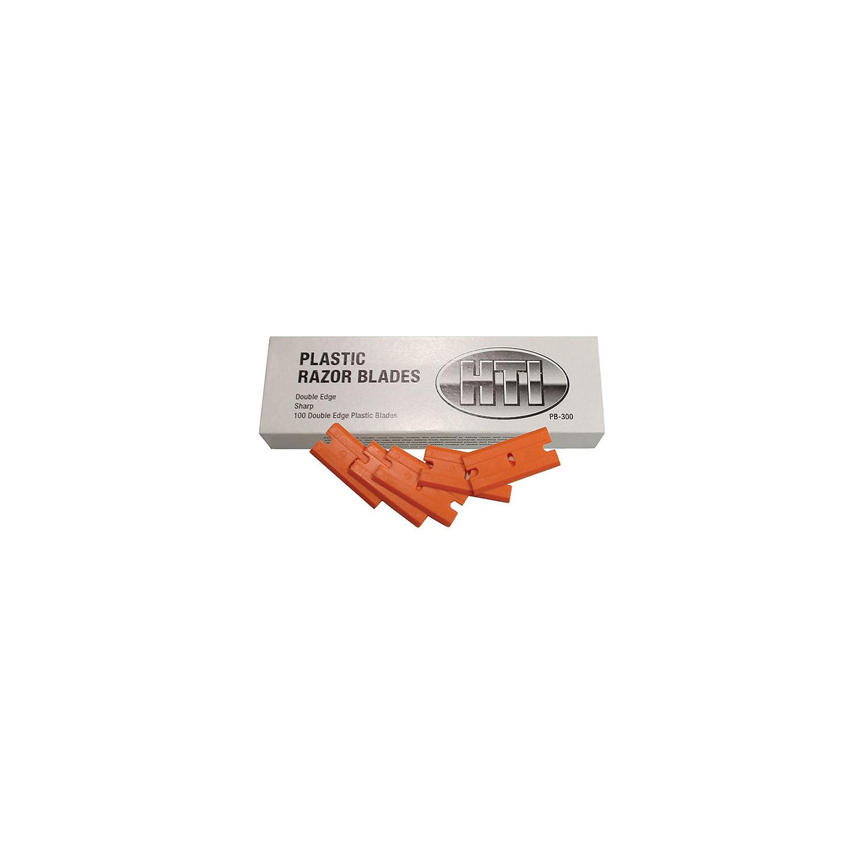Captain's Choice Double Edge Plastic Blades, 100 pk - PB300