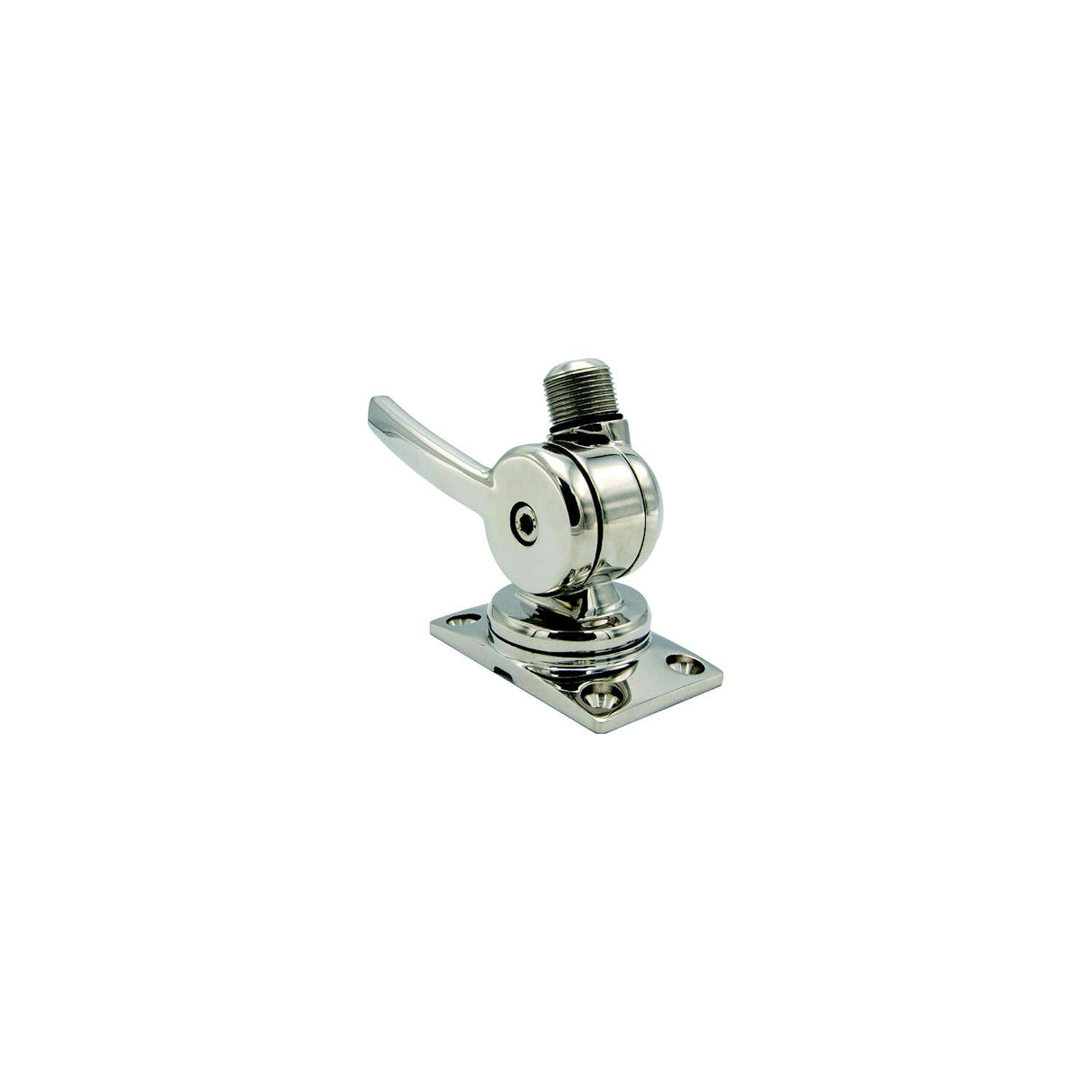 Shakespeare 6187 Sleek Compact Stainless Steel Rotatable 4-Way Ratchet Mount [6187] - official Shakespeare product image 5