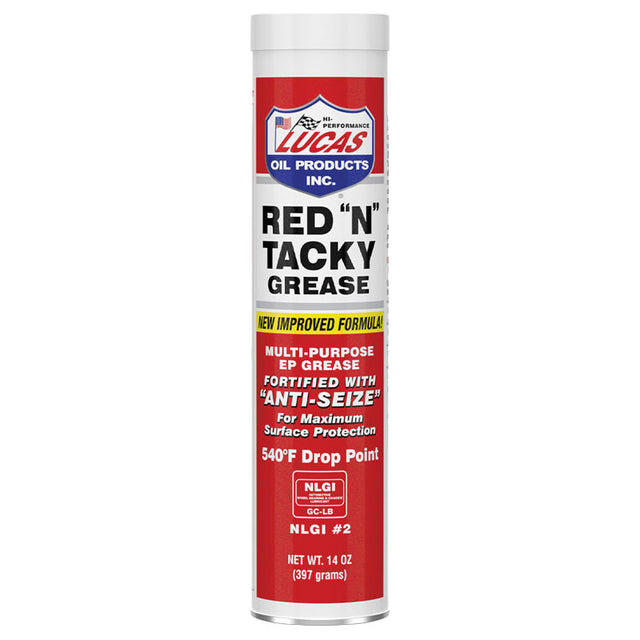 Dexter Lucas Red "N" Tacky Grease (14 oz. Tube) - 11008RCS - image 1