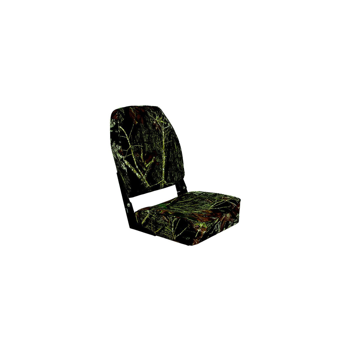 Springfield Marine Springfield High Back Folding Seat, Mossy Oak Break-Up - 1040646