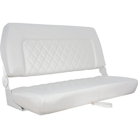 Springfield Marine 1042039 Double Wide Folding Seat, White - image 3