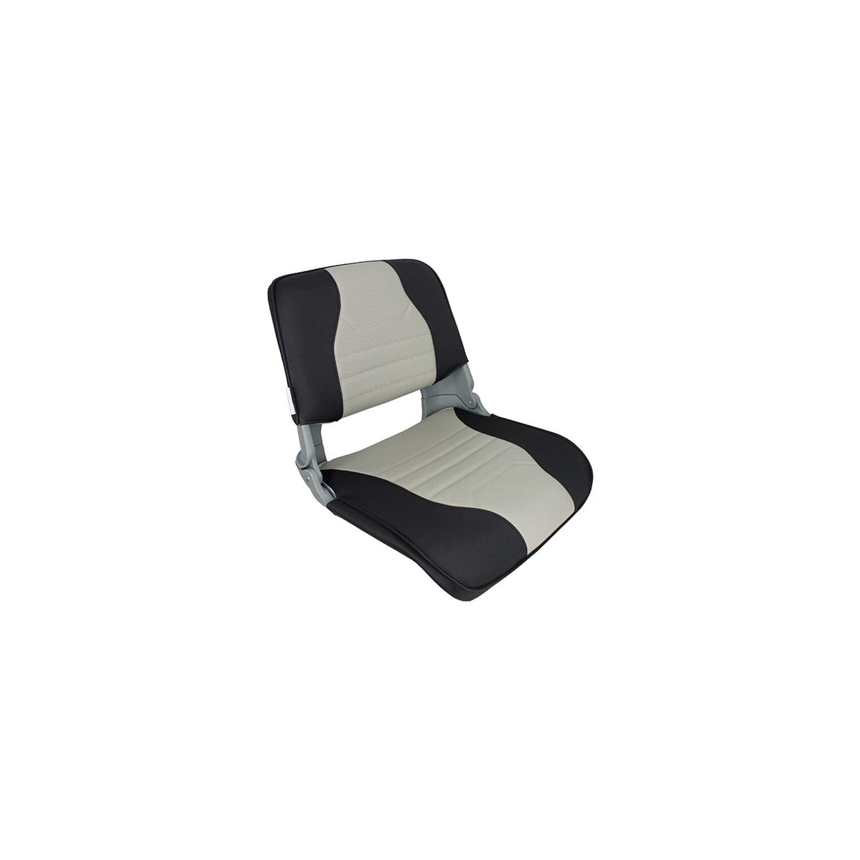 Springfield Marine 1061057 Molded Fold Seat Gray With Black-Gray Cushion