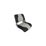 Springfield Marine 1061057 Molded Fold Seat Gray With Black-Gray Cushion